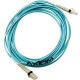 Axiom LC/ST 10G Multimode Duplex OM3 50/125 Fiber Optic Cable 15m - Fiber Optic for Network Device - 49.21 ft - 2 x LC Male Network - 2 x ST Male Network - Aqua LCST10GA-15M-AX