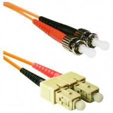 ENET 10M SC/ST Duplex Multimode 62.5/125 OM1 or Better Orange Fiber Patch Cable 10 meter SC-ST Individually Tested - Lifetime Warranty SCST-10M-ENC