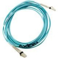 Axiom Fiber Optic Network Cable - 13.12 ft Fiber Optic Network Cable for Network Device - First End: 2 x SC Male Network - Second End: 2 x ST Male Network - 1.25 GB/s - 50/125 &micro;m - Aqua SCST10GA-4M-AX