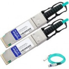 AddOn MSA and TAA Compliant 25GBase-AOC SFP28 Active Optical Cable (850nm, MMF, 15m) - 49.21 ft Fiber Optic Network Cable for Network Device - First End: 1 x SFP28 Male Network - Second End: 1 x SFP28 Male Network - 25 Gbit/s - 1 Pack - TAA Compliant - TA