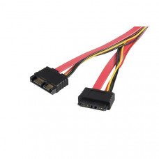 Startech.Com 20in Slimline SATA Extension Cable - Male SATA - Female SATA - 20 - Red SLSATA20EXT