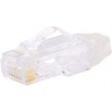 Panduit Network Connector - 100 Pack - 1 x RJ-45 Male - Clear SP628-C