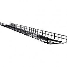 Tripp Lite Wire Mesh Cable Tray - 150 x 50 x 3000 mm (6 in. x 2 in. x 10 ft.), 10 Pack - Black Powder Coat - 10 Pack - Steel SRWB6210STR10