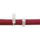 Panduit Pan-Ty Cable Tie - Natural - 500 Pack - 50 lb Loop Tensile - Nylon 6.6 - TAA Compliance SSM4S-D