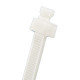 PANDUIT Sta-Strap Releasable Cable Tie - Natural - 500 Pack - TAA Compliance SST4H-D