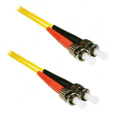 ENET 1M ST/ST Duplex Single-mode 9/125 OS1 or Better Yellow Fiber Patch Cable 1 meter ST-ST Individually Tested - Lifetime Warranty ST2-SM-1M-ENC
