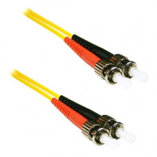 ENET 8M ST/ST Duplex Single-mode 9/125 OS1 or Better Yellow Fiber Patch Cable 8 meter ST-ST Individually Tested - Lifetime Warranty ST2-SM-8M-ENC