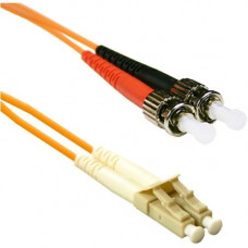 ENET 15M ST/LC Duplex Multimode 62.5/125 OM1 or Better Orange Fiber Patch Cable 15 meter ST-LC Individually Tested - Lifetime Warranty STLC-15M-ENC