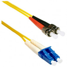 ENET 6M ST/LC Duplex Single-mode 9/125 OS1 or Better Yellow Fiber Patch Cable 6 meter ST-LC Individually Tested - Lifetime Warranty STLC-SM-6M-ENC