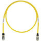 Panduit Cat.6a S/FTP Patch Network Cable - 6 ft Category 6a Network Cable for Network Device - First End: 1 x RJ-45 Male Network - Second End: 1 x RJ-45 Male Network - Patch Cable - Shielding - 26 AWG - Yellow - 25 - TAA Compliance STP6X6YL-Q