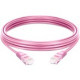 Netpatibles Cat.6a STP Network Cable - 7 ft Category 6a Network Cable for Network Device - First End: 1 x RJ-45 Male Network - Second End: 1 x RJ-45 Male Network - Shielding - Pink STPCAT6APNK7FT-NP