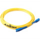 Accortec Fiber Optic Simplex Network Cable - 9.84 ft Fiber Optic Network Cable for Network Device - First End: 1 x ST Male Network - Second End: 1 x ST Male Network - 9/125 &micro;m - Yellow STSTSS9Y-3M-ACC