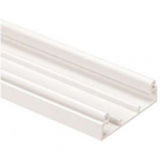 PANDUIT Pan-Way T-45 Surface Raceway System - Raceway - Electric Ivory - 10 Pack - TAA Compliance T45BEI10-A