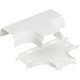 Panduit T45TIW Cable Raceway Tee Fitting - Off White - 1 Pack - RoHS, TAA Compliance T45TIW