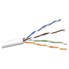 Belkin Cat.5e UTP Network Cable - 1000 ft Category 5e Network Cable for Network Device - Bare Wire - Bare Wire - White TAA504-1000WH-P