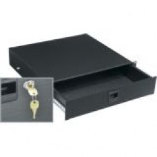 Middle Atlantic Products Rack Drawer - 2U Wide - Black TD2LK