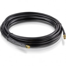 Trendnet Low Loss RP-SMA Male to RP-SMA Female Antenna Cable - 6 m (19.6 ft.) - 19.69 ft RP-SMA Antenna Cable for Router, Antenna, Access Point - First End: 1 x RP-SMA Male Antenna - Second End: 1 x RP-SMA Female Antenna TEW-L106