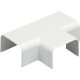 Panduit Pan-Way TF5WH-E Low Voltage Tee Fitting - White - 1 Pack - TAA Compliance TF5WH-E