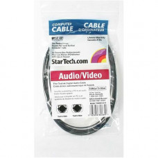 Startech.Com Digital SPDIF audio cable (optical) - TOSLINK (M) - TOSLINK (M) - fiber optic - 10 ft - Toslink - Toslink - 10ft THINTOS10