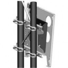 Chief TPP2000B Pole Mount for Flat Panel Display - 42" to 71" Screen Support - 150 lb Load Capacity - Black TPP2000B