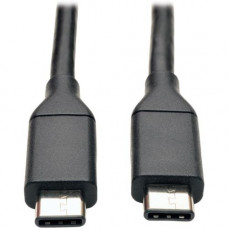 Tripp Lite 3ft USB 3.1 Gen 2 USB-C Cable 10 Gbps M/M Fast Charging Devices - USB - 1.25 GB/s - 2.95 ft - 1 x Type C Male USB - 1 x Type C Male USB - Nickel Plated, Gold-plated Contacts - Shielding - Black - TAA Compliance U420-003-G2