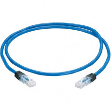 Panduit Cat.6 U/UTP Network Cable - 24.93 ft Category 6 Network Cable for Network Device - First End: 1 x RJ-45 Male Network - Second End: 1 x RJ-45 Male Network - Shielding - Blue - 1 Pack - TAA Compliance UPPBU25