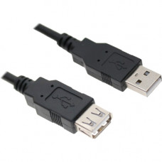 Axiom USB 2.0 Type-A to Type-A Extension Cable M/F 10ft - 10 ft USB Data Transfer Cable for Mouse, Keyboard, Hard Drive, Printer, Camera - First End: 1 x Type A Female USB - Second End: 1 x Type A Male USB - 60 MB/s - Extension Cable USB2AAMF10-AX