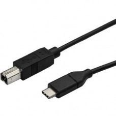 Startech.Com 3m 10 ft USB C to USB B Printer Cable - M/M - USB 2.0 - USB C to USB B Cable - USB C Printer Cable - USB Type C to Type B Cable - 9.80 ft USB Data Transfer Cable for Printer, Scanner, Notebook, Tablet - First End: 1 x Type C Male USB - Second