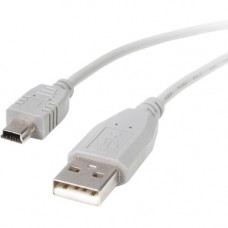 Startech.Com Mini USB 2.0 cable - 4 pin USB Type A (M) - 5 pin mini-USB Type B (M) - ( USB / Hi-Speed USB ) - 3 ft - Type A Male USB - Mini Type B Male USB - 3ft - Gray USB2HABM3