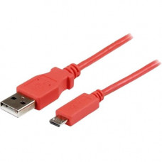 Startech.Com 1m Pink Mobile Charge Sync USB to Slim Micro USB Cable for Smartphones and Tablets - A to Micro B M/M - 3.28 ft USB Data Transfer Cable for Smartphone, Tablet - First End: 1 x Type A Male USB - Second End: 1 x Type B Male Micro USB - 480 Mbit