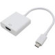 AddOn 9in USB 3.1 (C) Male to HDMI Female White Video Adapter - 100% compatible and guaranteed to work USBC2HDMIW
