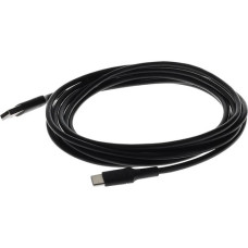 AddOn 2.0m (6.6ft) USB-C Male to USB 2.0 (A) Male Sync and Charge Black Cable - 6.56 ft USB/USB-C Data Transfer Cable for MacBook, Notebook, PC, Mouse, Keyboard, External Hard Drive - First End: 1 x Type A Male USB - Second End: 1 x Type C Male USB - Blac