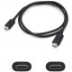 AddOn 5-Pack of 1m USB 3.1 (C) Male to Male Black Cables - 100% compatible and guaranteed to work USBC32USBC1MB5PK