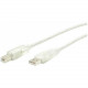 Startech.Com 6 ft Clear A to B USB 2.0 Cable - M/M - Type A Male USB - Type B Male USB - 6ft - Transparent - RoHS Compliance USBFAB6T