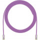 Panduit Cat.5e U/UTP Patch Network Cable - 3.28 ft Category 5e Network Cable for Network Device - First End: 1 x RJ-45 Male Network - Second End: 1 x RJ-45 Male Network - Patch Cable - 28 AWG - Violet - 1 UTP28CH1MVL