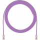 Panduit Cat.5e UTP Patch Network Cable - 6 ft Category 5e Network Cable for Network Device - First End: 1 x RJ-45 Male Network - Second End: 1 x RJ-45 Male Network - Patch Cable - Violet - 1 Pack - TAA Compliance UTP28CH6VL