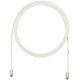 Panduit Cat.5e UTP Patch Network Cable - 3 ft Category 5e Network Cable for Network Device - First End: 1 x RJ-45 Male Network - Second End: 1 x RJ-45 Male Network - Patch Cable - 28 AWG - Off White - 1 Pack - TAA Compliance UTP28CH3