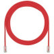 Panduit Cat.5e U/UTP Patch Network Cable - 4 ft Category 5e Network Cable for Network Device - First End: 1 x RJ-45 Male Network - Second End: 1 x RJ-45 Male Network - Patch Cable - 28 AWG - Red - 1 UTP28CH4RD