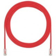 Panduit Cat.5e U/UTP Patch Network Cable - 9 ft Category 5e Network Cable for Network Device - First End: 1 x RJ-45 Male Network - Second End: 1 x RJ-45 Male Network - Patch Cable - 28 AWG - Red - 1 UTP28CH9RD