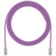 Panduit Cat.5e U/UTP Patch Network Cable - 15 ft Category 5e Network Cable for Network Device - First End: 1 x RJ-45 Male Network - Second End: 1 x RJ-45 Male Network - Patch Cable - 28 AWG - Violet - 1 - TAA Compliance UTP28CH15VL