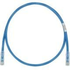 Panduit Cat.6 UTP Patch Network Cable - 15 ft Category 6 Network Cable for Network Device - First End: 1 x RJ-45 Male Network - Second End: 1 x RJ-45 Male Network - Patch Cable - Gold Plated Contact - 28 AWG - Blue - 1 Pack - TAA Compliance UTP28SP15BU