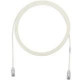 Panduit Cat.6 UTP Patch Network Cable - 24 ft Category 6 Network Cable for Network Device - First End: 1 x RJ-45 Male Network - Second End: 1 x RJ-45 Male Network - Patch Cable - Gold Plated Contact - Off White - TAA Compliance UTP28SP24