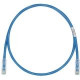 Panduit Cat.6 UTP Patch Network Cable - 14 ft Category 6 Network Cable for Network Device - First End: 1 x RJ-45 Male Network - Second End: 1 x RJ-45 Male Network - Patch Cable - 28 AWG - Clear, Blue - 1 Pack - RoHS Compliance UTP28SP14BU