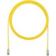 Panduit Cat.6 UTP Patch Network Cable - 6 ft Category 6 Network Cable for Network Device - First End: 1 x RJ-45 Male Network - Second End: 1 x RJ-45 Male Network - Patch Cable - 28 AWG - Yellow, Clear - TAA Compliance UTP28SP6YL