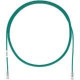Panduit Cat.6 UTP Patch Network Cable - 45.93 ft Category 6 Network Cable for Network Device - First End: 1 x RJ-45 Male Network - Second End: 1 x RJ-45 Male Network - Patch Cable - Gold Plated Contact - Green - TAA Compliance UTP28SP14MGR