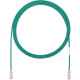 Panduit Cat.6e UTP Cable - 25 ft Category 6e Network Cable for Network Device - First End: 1 x RJ-45 Male Network - Second End: 1 x RJ-45 Male Network - Patch Cable - Gold Plated Contact - 28 AWG - Green - TAA Compliance UTP28SP25GR