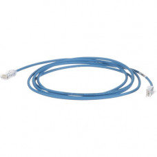 Panduit  PanNet UTP28SP2MBU-Q Patch Cord - 6.56 ft Category 6 Network Cable for Network Device - First End: 1 x RJ-45 Male Network - Second End: 1 x RJ-45 Male Network - 1 Gbit/s - Patch Cable - Gold Plated Contact - CM, LSZH - 28 AWG - Blue - 25 Pack - T