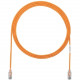 Panduit Cat.6 U/UTP Patch Network Cable - 7 ft Category 6 Network Cable for Network Device - First End: 1 x RJ-45 Male Network - Second End: 1 x RJ-45 Male Network - Patch Cable - 28 AWG - Clear, Orange - 25 UTP28SP7OR-Q