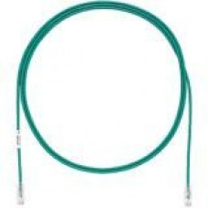 Panduit Cat.6 UTP Patch Network Cable - 11.15 ft Category 6 Network Cable for Network Device - First End: 1 x RJ-45 Male Network - Second End: 1 x RJ-45 Male Network - Patch Cable - Gold Plated Contact - Green - 1 Pack - TAA Compliance UTP28SP11GR