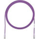 Panduit Cat.6 UTP Patch Network Cable - 15.09 ft Category 6 Network Cable for Network Device - First End: 1 x RJ-45 Male Network - Second End: 1 x RJ-45 Male Network - Patch Cable - Gold Plated Contact - Violet - 1 Pack - TAA Compliance UTP28SP15VL